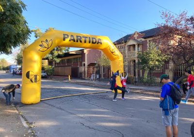 Arco Meta y Cronómetro Led