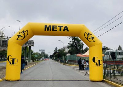 galeria arco meta y cronometro led 10