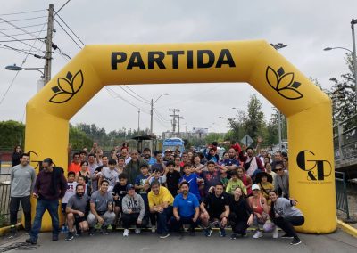 galeria arco meta y cronometro led 11